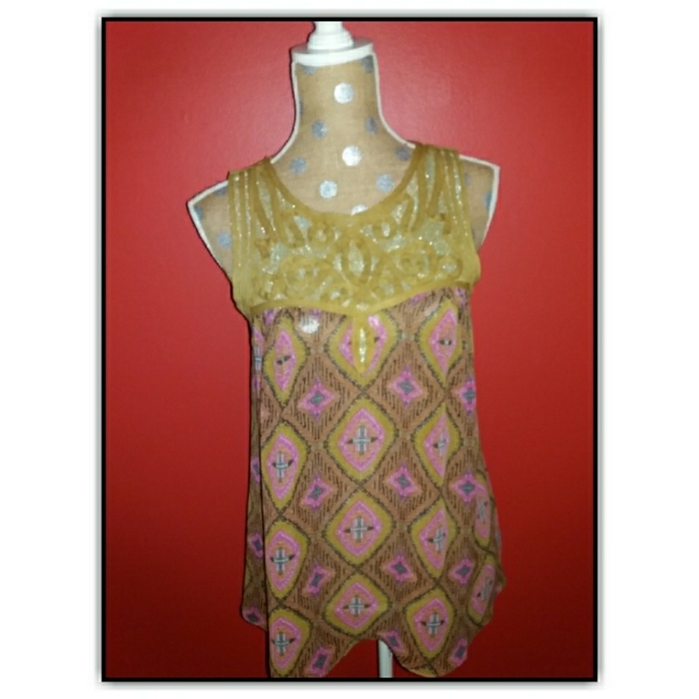 Darling HAZEL Mixed Media Blouse